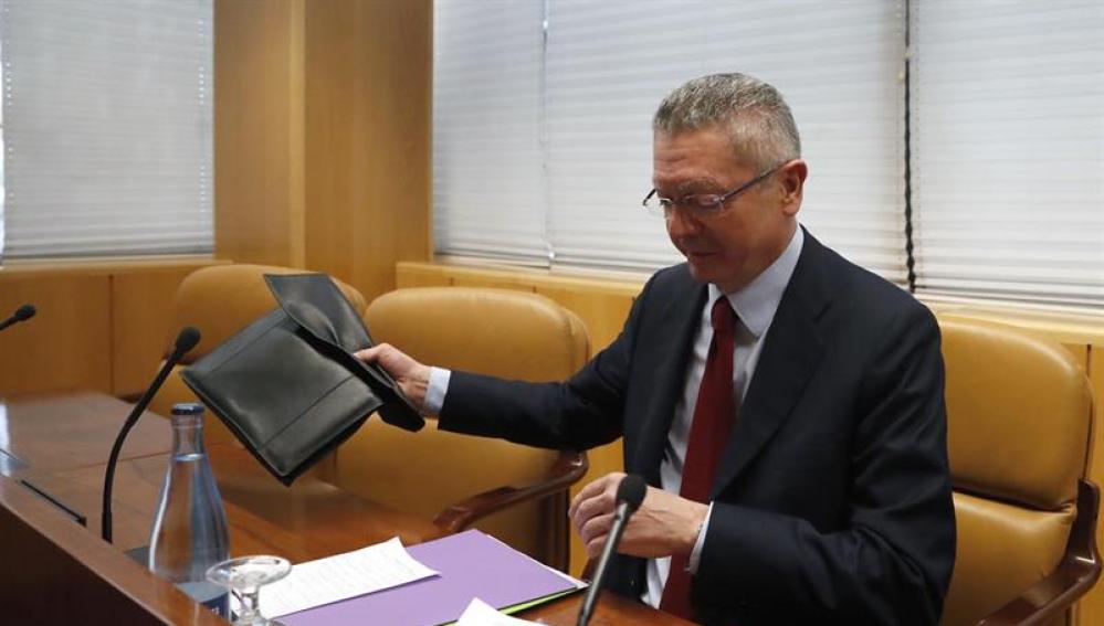 El expresidente de la Comunidad de Madrid y exministro de Justicia, Alberto Ruíz-Gallardón
