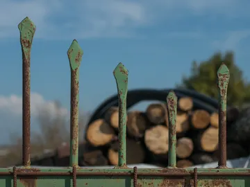 Valla con punta de lanza Valla con punta de lanza