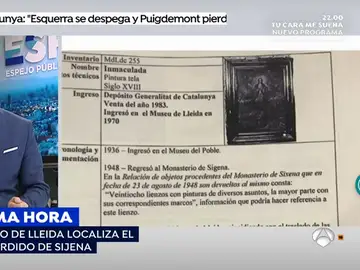 Hallan la obra extraviada en el Museo de Lleida Hallan la obra extraviada en el Museo de Lleida