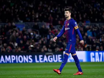 Gerard Piqué, en un partido del Barcelona Gerard Piqué, en un partido del Barcelona