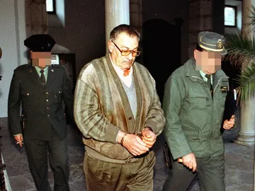 José Parejo, ex marido de Ana Orantes, tras su dentención José Parejo, ex marido de Ana Orantes, tras su dentención