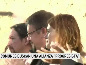 Domènech avisa a Ciudadanos y JxCAT: "Hemos venido a echarlos, no a abstenernos" Domènech avisa a Ciudadanos y JxCAT: "Hemos venido a echarlos, no a abstenernos"