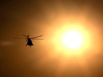 Un helicóptero de la era soviética MI-8 de la Fuerza Aérea de la India (17-12-2017)