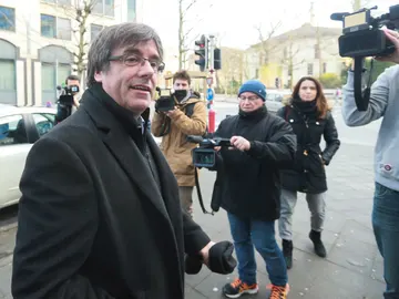 Carles Puigdemont en Bruselas Carles Puigdemont en Bruselas