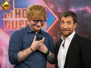 Ed Sheeran y Pablo Motos en 'El Hormiguero 3.0'. Ed Sheeran y Pablo Motos en 'El Hormiguero 3.0'.