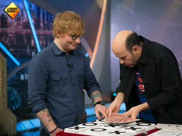Ed Sheeran y Jandro en 'El Hormiguero 3.0'. Ed Sheeran y Jandro en 'El Hormiguero 3.0'.