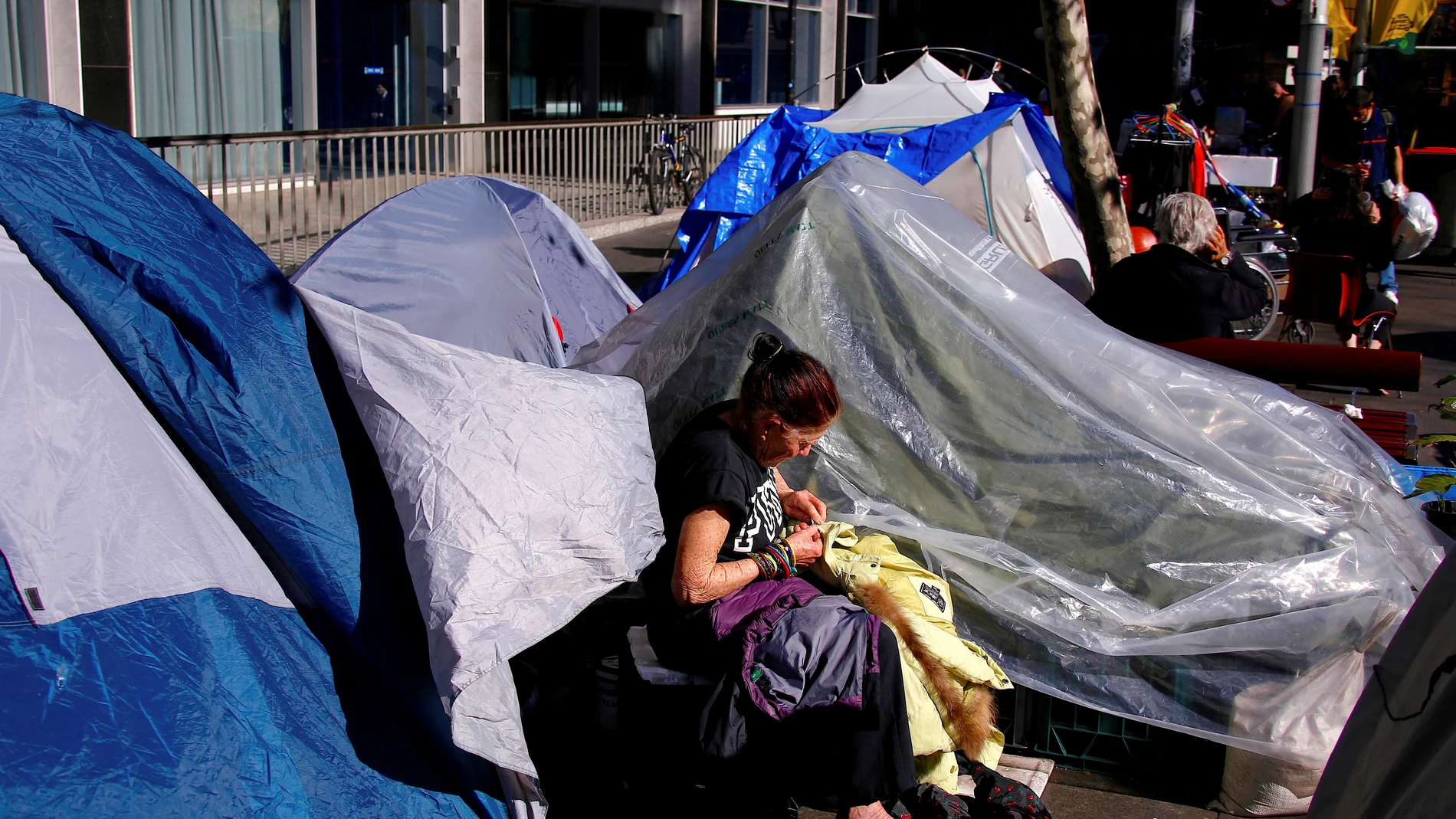 Persona sin hogar Persona sin hogar