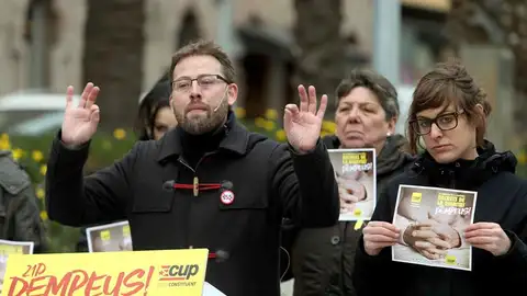 El número tres de la candidatura de la CUP por Barcelona, Vidal Aragonés El número tres de la candidatura de la CUP por Barcelona, Vidal Aragonés