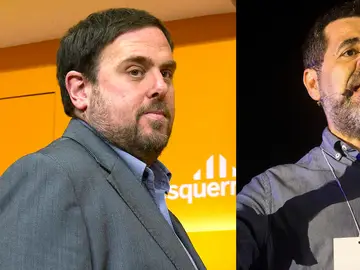 Oriol Junqueras y Jordi Sánchez Oriol Junqueras y Jordi Sánchez