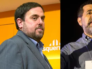 Oriol Junqueras y Jordi Sánchez Oriol Junqueras y Jordi Sánchez