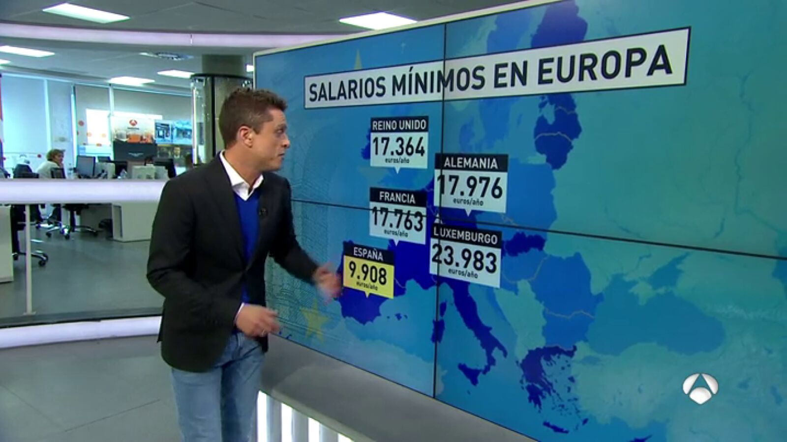 España es el país de la Unión Europea con el menor crecimiento en los salarios