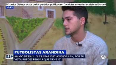 Un amigo de Raúl, jugador de la Arandina C.F.: 