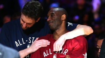 Pau Gasol y Kobe Bryant, en un 'All-Star' de la NBA