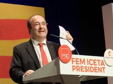 El candidato del PSC, Miquel Iceta
