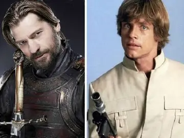 Jaime Lannister de 'Juego de Tronos' y Luke Skywalker de 'Star Wars' Jaime Lannister de 'Juego de Tronos' y Luke Skywalker de 'Star Wars'