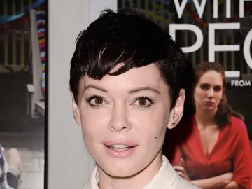 La actriz Rose McGowan La actriz Rose McGowan