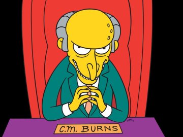 El señor Burns en 'Los Simpson'