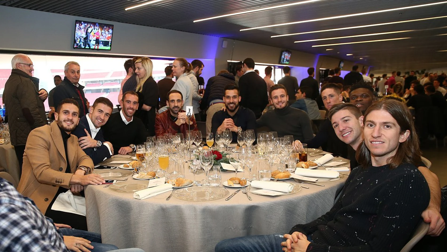 Comida Navidad del Atlético de Madrid Comida Navidad del Atlético de Madrid