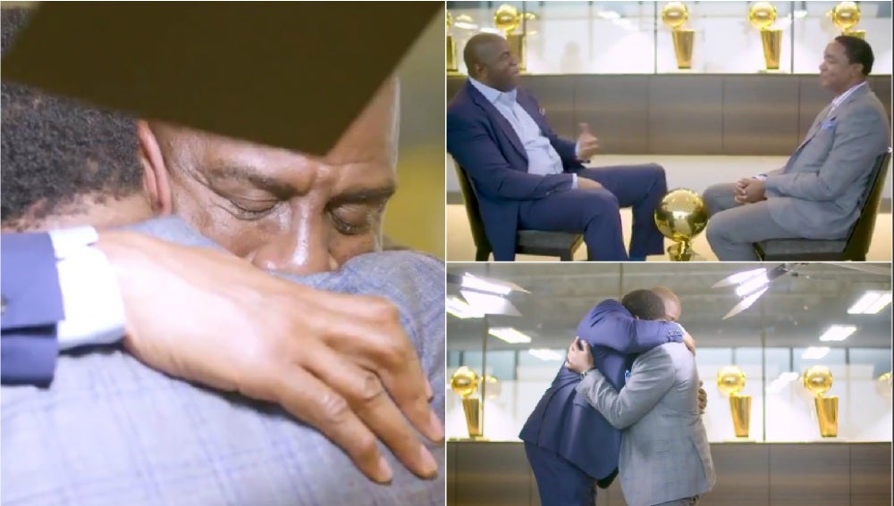 'Magic' Johnson e Isiah Thomas ponen fin su guerra