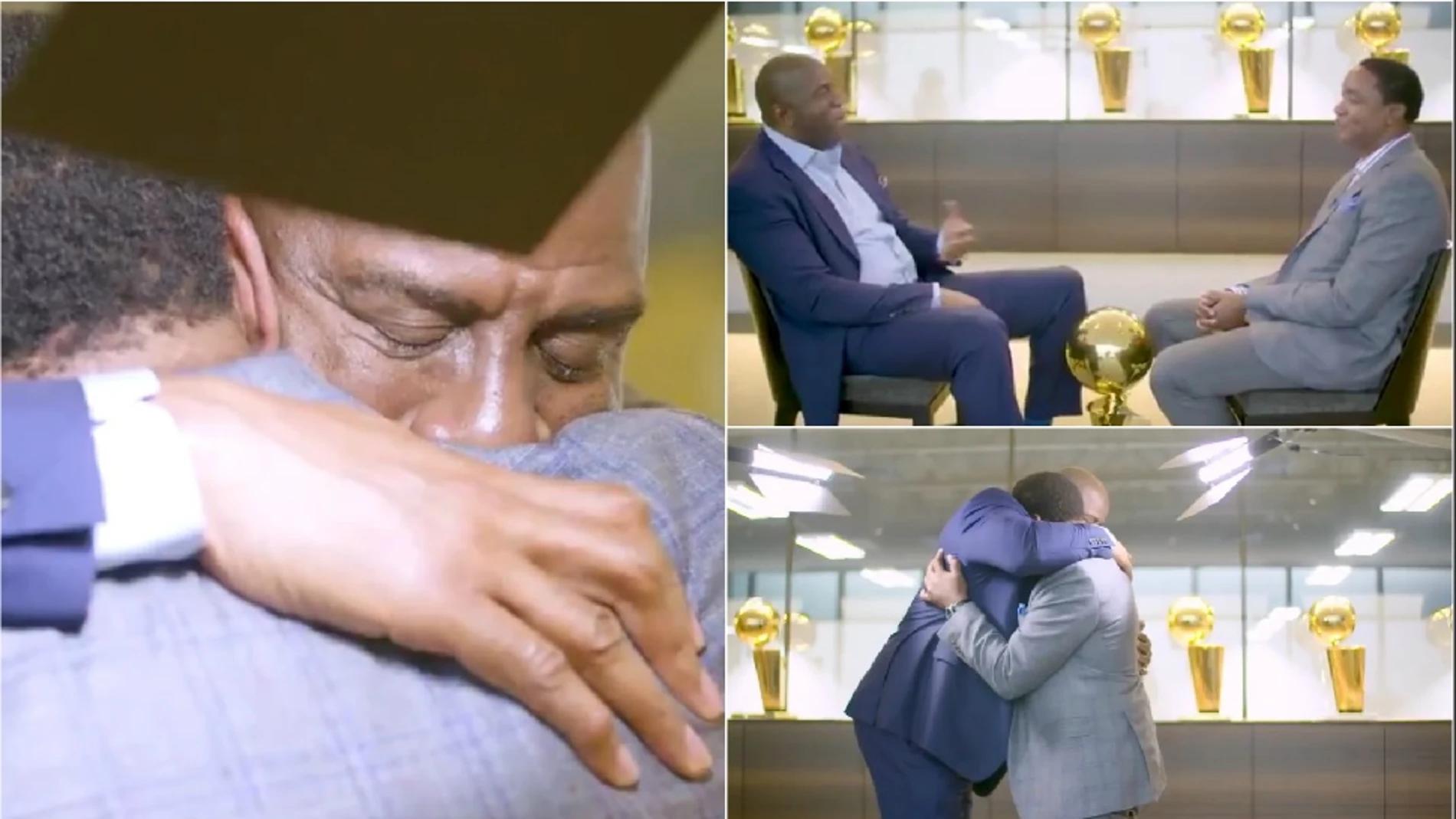 'Magic' Johnson e Isiah Thomas ponen fin su guerra 'Magic' Johnson e Isiah Thomas ponen fin su guerra