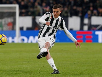 Dybala, en un partido con la Juventus