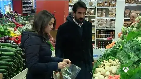 Arrimadas en la jornada de reflexión Arrimadas en la jornada de reflexión