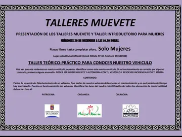 El cartel del curso El cartel del curso