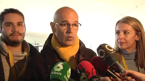 Raül Romeva: "No hemos renunciado nunca ni a las urnas ni a la democracia" Raül Romeva: "No hemos renunciado nunca ni a las urnas ni a la democracia"