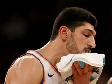 Enes Kanter, en un partido con los Knicks Enes Kanter, en un partido con los Knicks