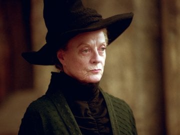 La profesora Minerva McGonagall de 'Harry Potter'
