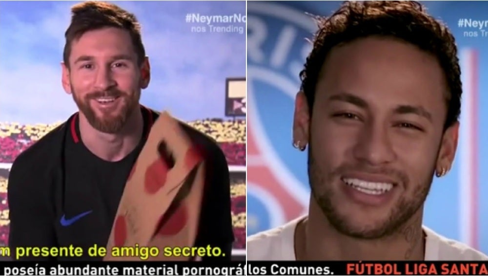 Leo Messi y Neymar, delanteros de Barcelona y PSG