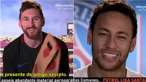 Leo Messi y Neymar, delanteros de Barcelona y PSG Leo Messi y Neymar, delanteros de Barcelona y PSG
