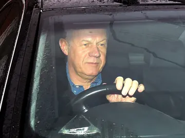 El exprimer secretario de Estado Damian Green sale de su casa en Londres, Reino Unido El exprimer secretario de Estado Damian Green sale de su casa en Londres, Reino Unido