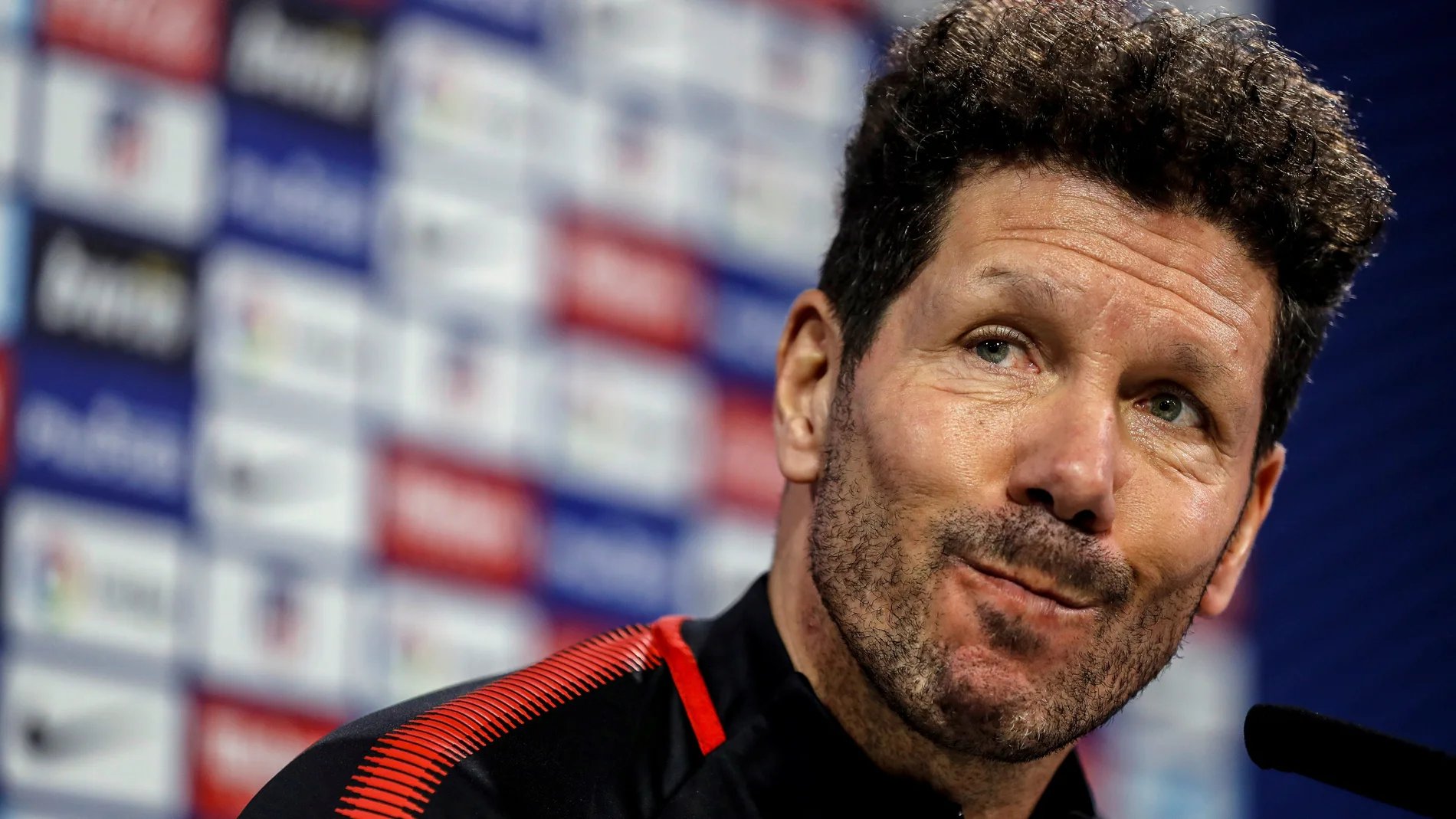 Simeone, en rueda de prensa Simeone, en rueda de prensa