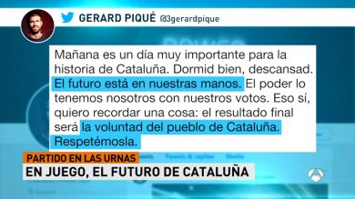 Piqué, centrado en las elecciones catalanas a dos días del Clásico