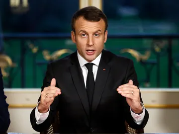 El presidente de Francia, Emmanuel Macron. El presidente de Francia, Emmanuel Macron.