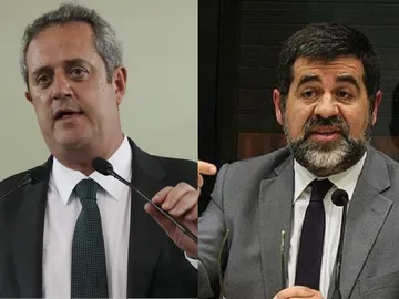 Joaquim Forn y Jordi Sànchez Joaquim Forn y Jordi Sànchez