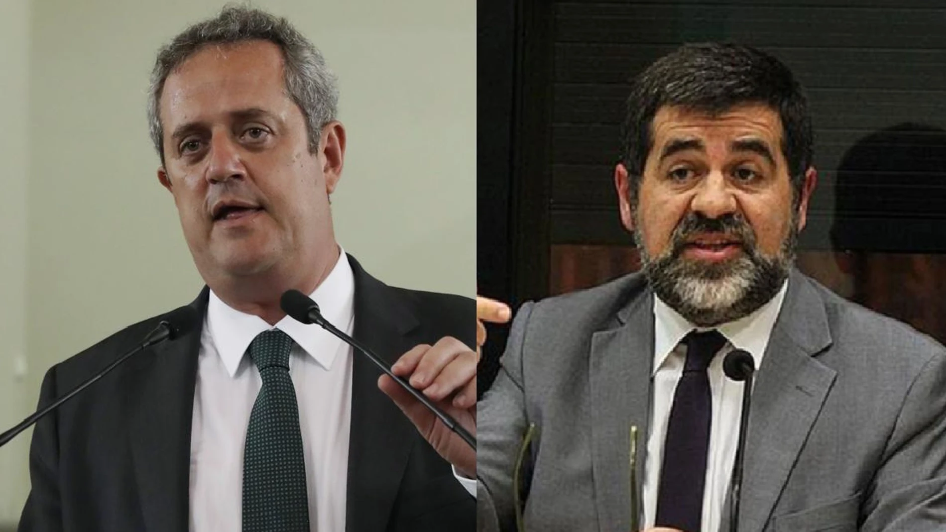 Joaquim Forn y Jordi Sànchez Joaquim Forn y Jordi Sànchez
