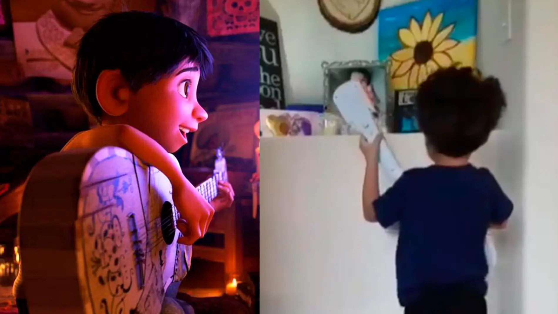 'Coco' de Pixar ha inspirado al pequeño Alexander