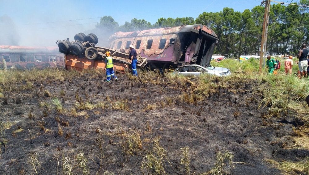 Accidente de tren en Hennenman 