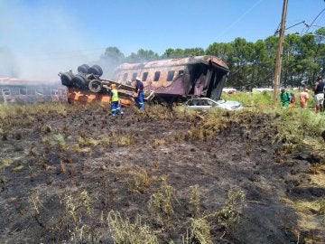 Accidente de tren en Hennenman 