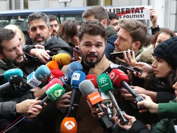 El portavoz adjunto de ERC en el Congreso, Gabriel Rufián El portavoz adjunto de ERC en el Congreso, Gabriel Rufián