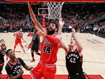 Mirotic, en el partido contra los Raptors Mirotic, en el partido contra los Raptors