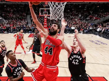 Mirotic, en el partido contra los Raptors Mirotic, en el partido contra los Raptors