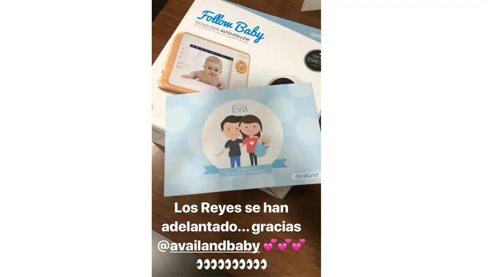 Primeros regalos de los Reyes a Eva González
