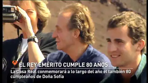 El Rey emérito Juan Carlos I cumple 80 años en un año que también se conmemoran 40 años de la Constitución El Rey emérito Juan Carlos I cumple 80 años en un año que también se conmemoran 40 años de la Constitución
