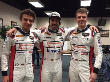 El equipo de Fernando Alonso en las 24 h de Daytona