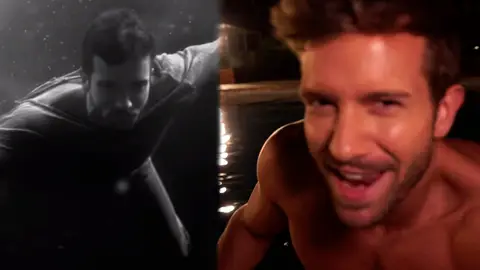 El rodaje del videoclip 'Saturno' con Pablo Alborán bajo el agua El rodaje del videoclip 'Saturno' con Pablo Alborán bajo el agua