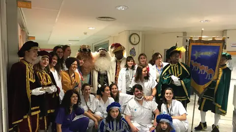 Los Reyes Magos en el Hospital Vall d'Hebrón Los Reyes Magos en el Hospital Vall d'Hebrón