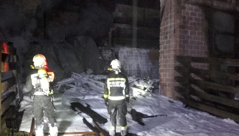 Incendio en el Parque de Cabárceno